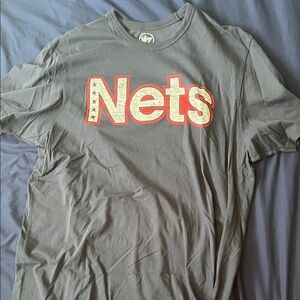 47 Brand Blue Brooklyn Nets Tee